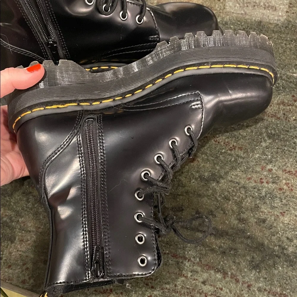 Dr. Martens Leather Women's Boots JADON Platform FITS US 9 marked EU 41 US 8 - Picture 16 of 16